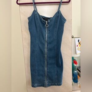 Forever 21 Blue Denim Mini Dress